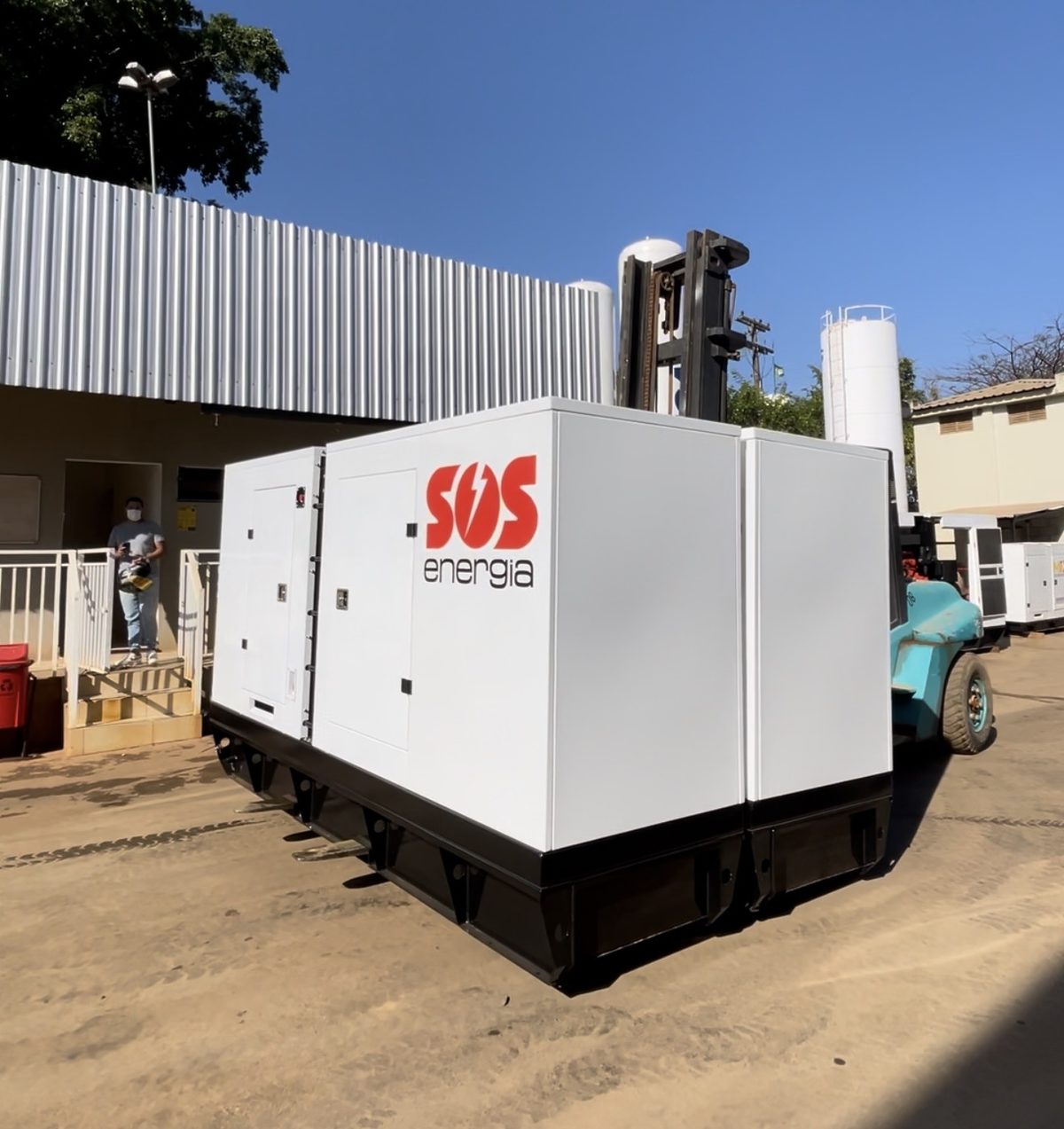Gerador de grande porte SOS Energia